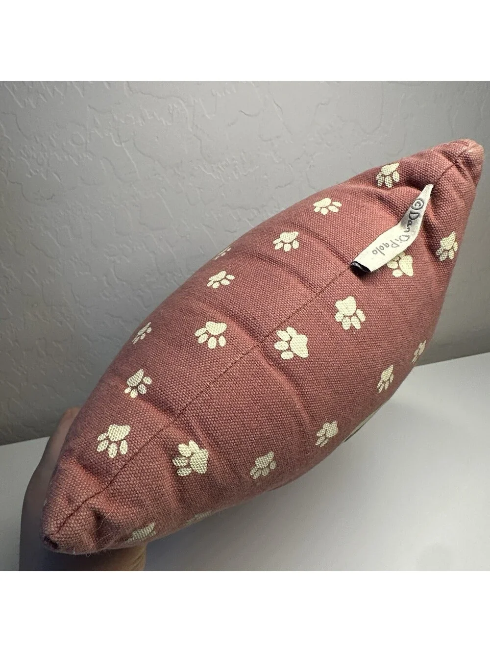 Primitive By Kathy Funny My Dog & I Talk About You Mini Decorative Throw Pillow